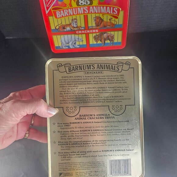 Vintage Limited Edition Tin Nabisco Barnum's Animals Crackers 85th Anniversary - Picture 7 of 7